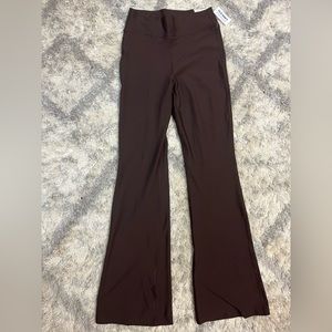 Brown Flared Leggings